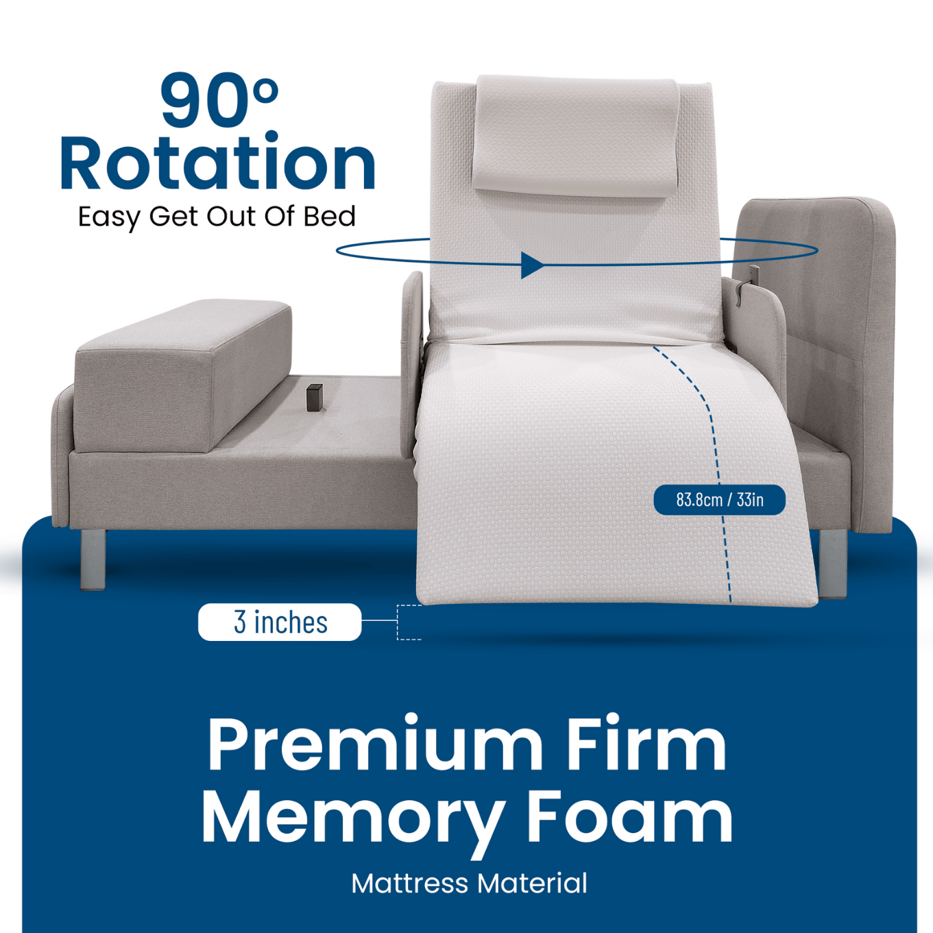 Elevra Deluxe Rotating Lift Bed