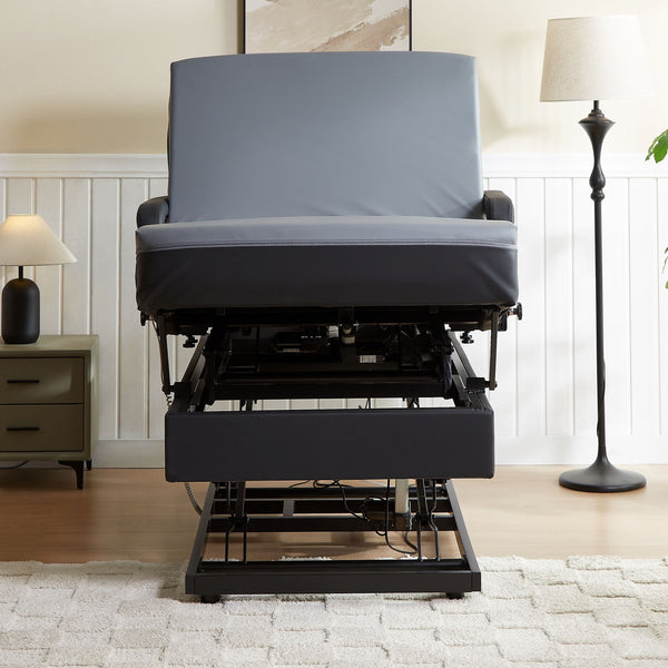 EZLift Hi-Lo Pro at lowest height position for safe and easy bed entry