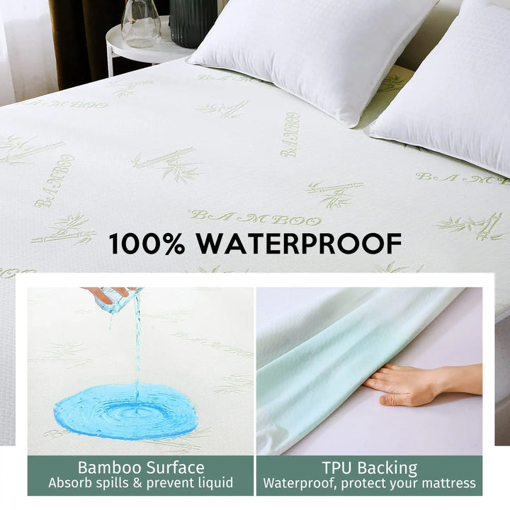 Waterproof Bamboo Mattress Protector