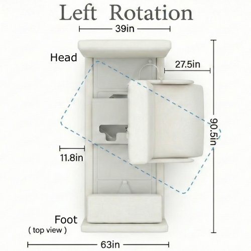 Elevra Deluxe Rotating Hi-Lo Lift Bed